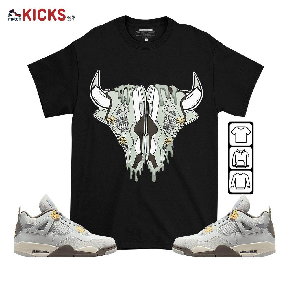 Buffalo Drip Sneaker Shirt Match Retro Craft 4s, Jordan 4 Craft Photon Dust MKO T-Shirt