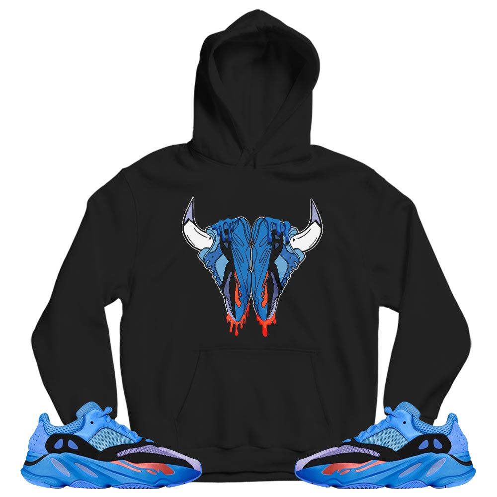 Buffalo Drip Sneaker Shirt Match V1 Hi-Res Blue 700s, Yeezy 700 V1 Hi-Res Blue MKO T-Shirt