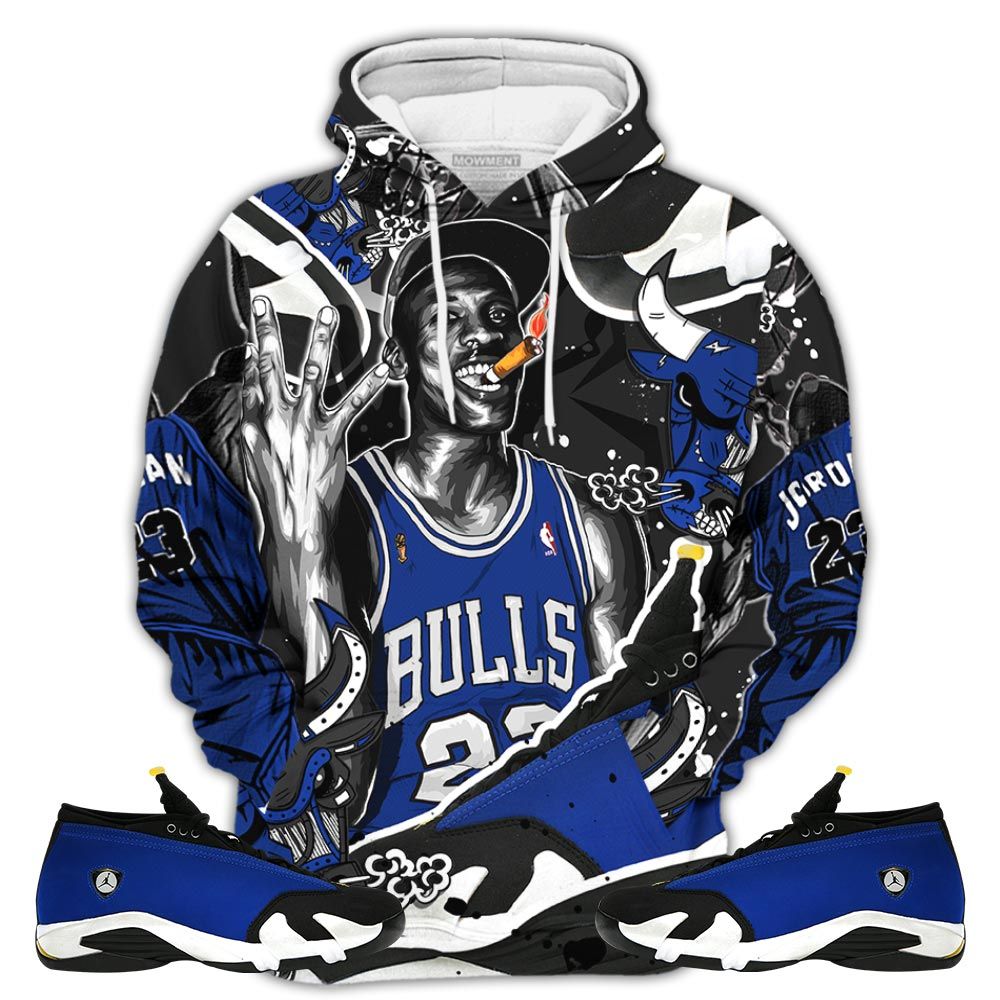 Bull 23 Jordan Sneaker Shirt Match 2023 Blue Laney 14S, Jordan 14 Laney Hoodie Sweatshirt Tee All Over Print MKO Shirt Bull 23 Jordan Sneaker Shirt Match 2023 Blue Laney 14S, Jordan 14 Laney Hoodie Sweatshirt Tee All Over Print MKO Shirt