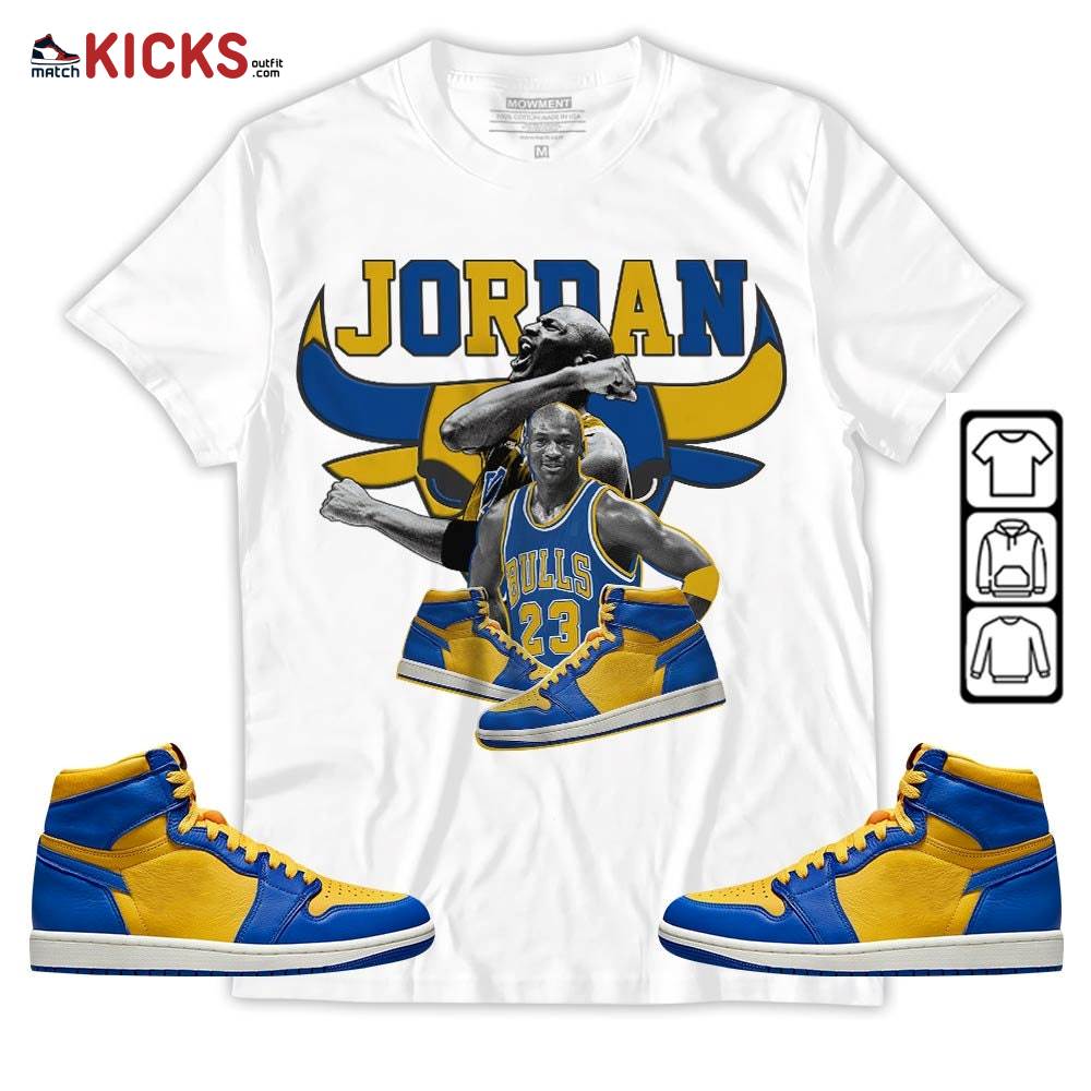 Bull Jordan Sneaker Shirt Match 2023 Laney 1s, Jordan 1 Retro High Laney MKO T-Shirt Bull Jordan Sneaker Shirt Match 2023 Laney 1s, Jordan 1 Retro High Laney MKO T-Shirt