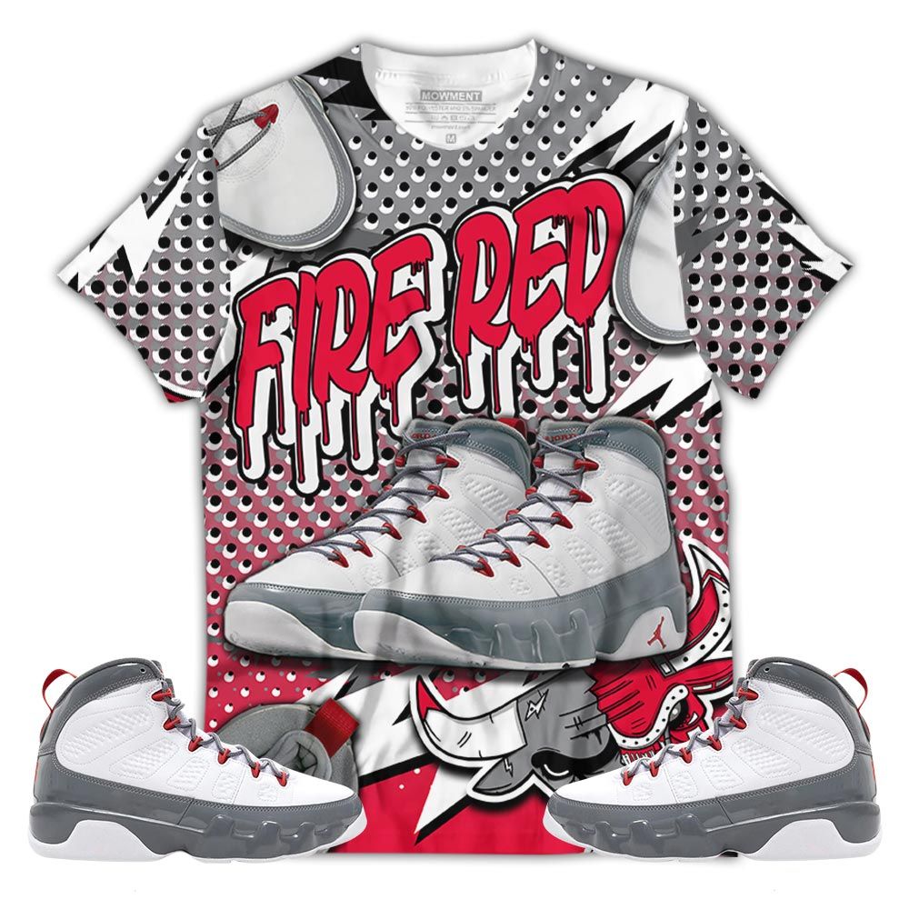 Bull Jordan Sneaker Shirt Match Fire Red 9S, Jordan 9 Retro Fire Red Hoodie Sweatshirt Tee All Over Print MKO Shirt Bull Jordan Sneaker Shirt Match Fire Red 9S, Jordan 9 Retro Fire Red Hoodie Sweatshirt Tee All Over Print MKO Shirt