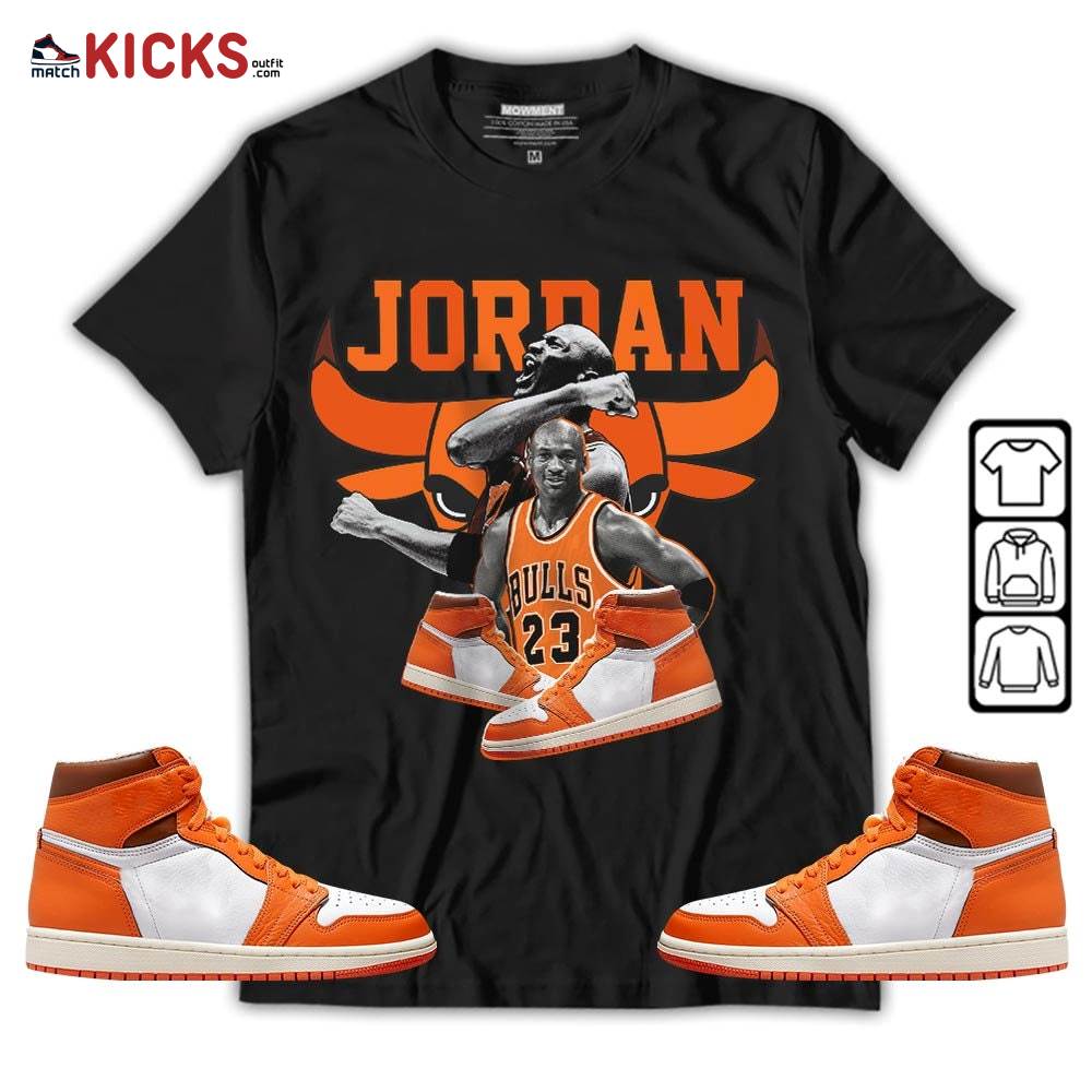 Bull Jordan Sneaker Shirt Match High OG Starfish 1s, Jordan 1 Retro High OG Starfish MKO T-Shirt Bull Jordan Sneaker Shirt Match High OG Starfish 1s, Jordan 1 Retro High OG Starfish MKO T-Shirt