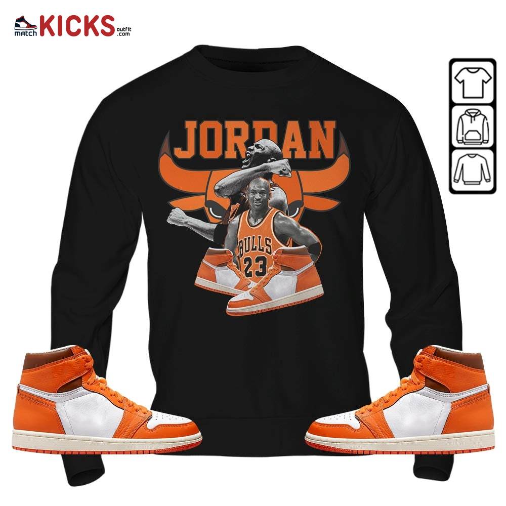 Bull Jordan Sneaker Shirt Match High OG Starfish 1s, Jordan 1 Retro High OG Starfish MKO T-Shirt Bull Jordan Sneaker Shirt Match High OG Starfish 1s, Jordan 1 Retro High OG Starfish MKO T-Shirt