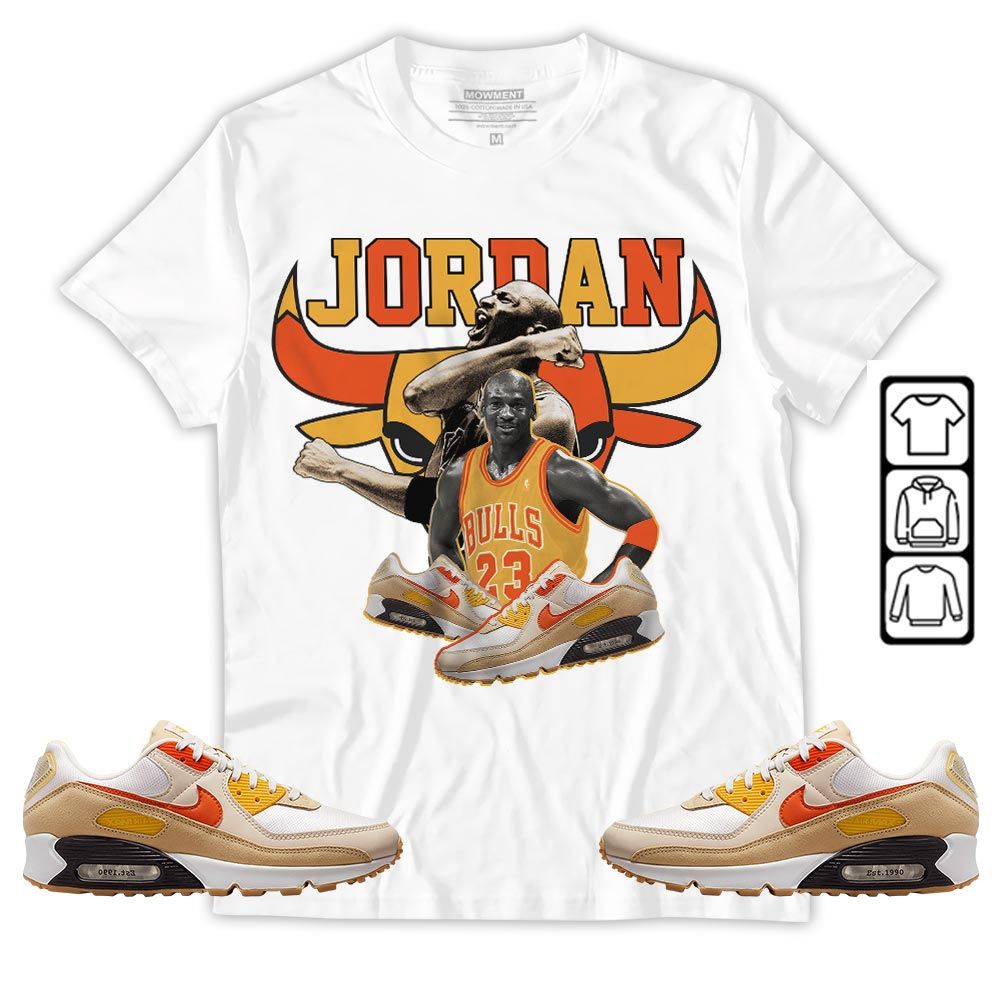 Bull Jordan Sneaker Shirt Match Max 90 Barometer, Air Max 90 Air Pressure MKO Sweatshirt