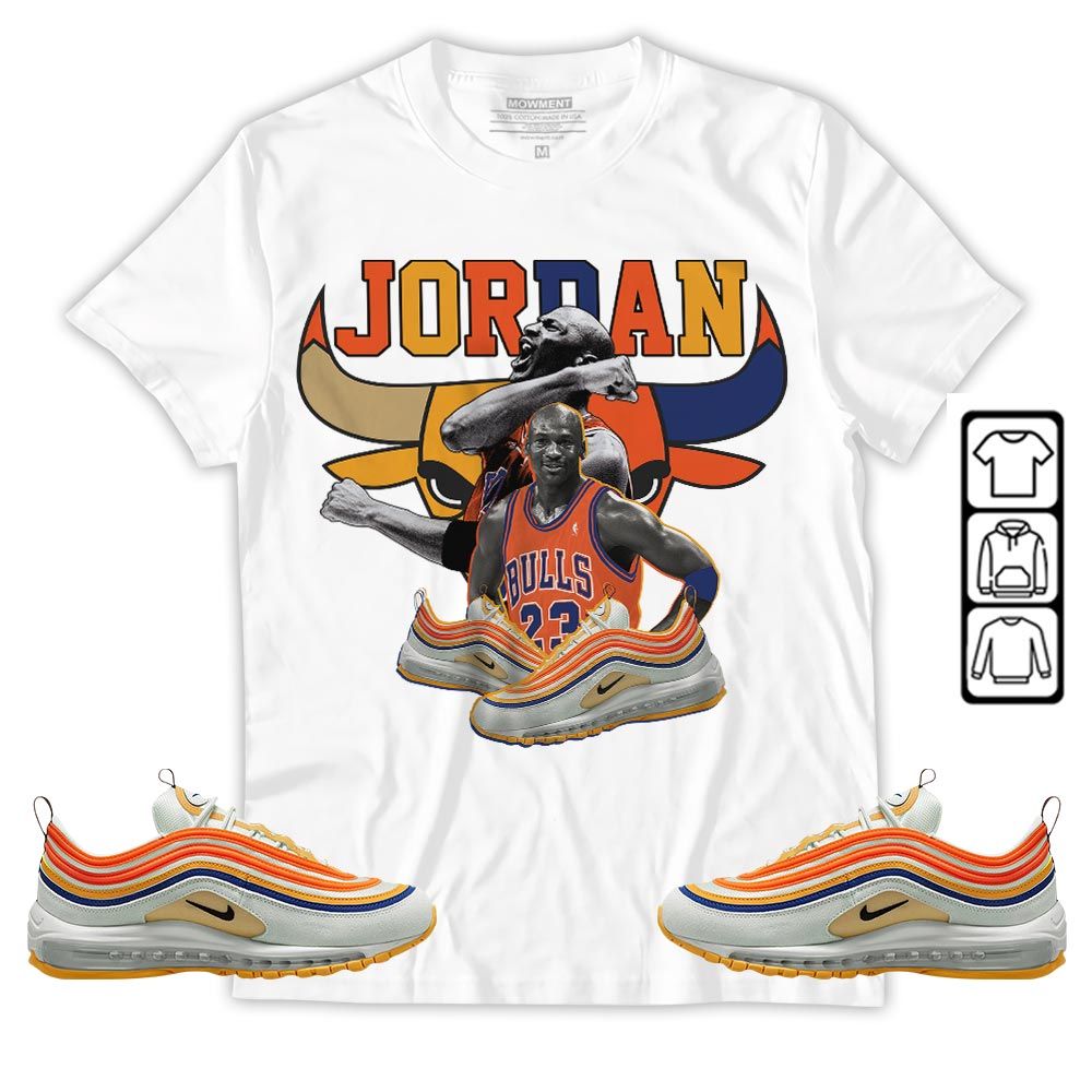 Bull Jordan Sneaker Shirt Match Max 97 Frank Rudy, Air Max 97 SE Air Pressure MKO Sweatshirt
