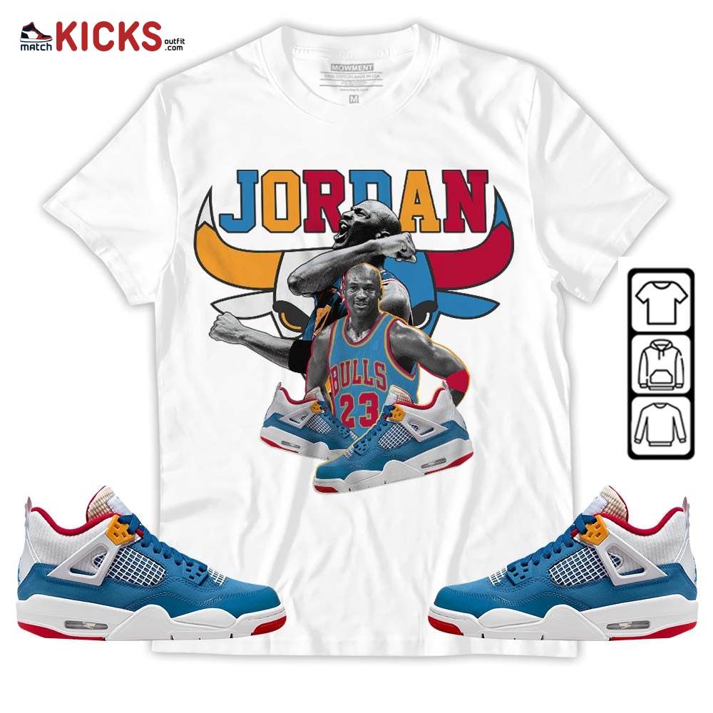 Bull Jordan Sneaker Shirt Match Messy Room 4s, Jordan 4 GS Messy Room MKO Hoodie