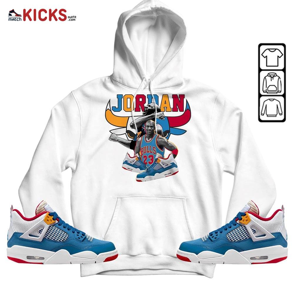 Bull Jordan Sneaker Shirt Match Messy Room 4s, Jordan 4 GS Messy Room MKO Hoodie