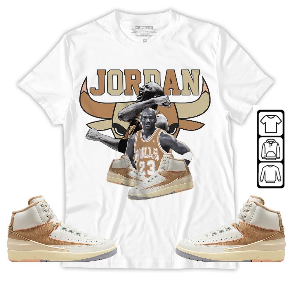 Bull Jordan Sneaker Shirt Match Retro Craft 2s, Jordan 2 Craft MKO Hoodie