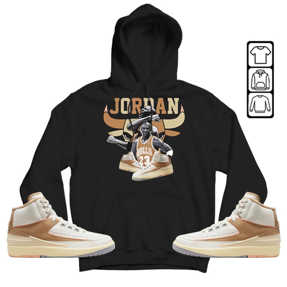 Bull Jordan Sneaker Shirt Match Retro Craft 2s, Jordan 2 Craft MKO Hoodie