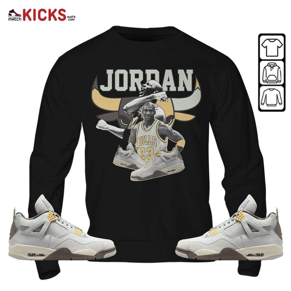 Bull Jordan Sneaker Shirt Match Retro Craft 4s, Jordan 4 Craft Photon Dust MKO Hoodie Bull Jordan Sneaker Shirt Match Retro Craft 4s, Jordan 4 Craft Photon Dust MKO Hoodie
