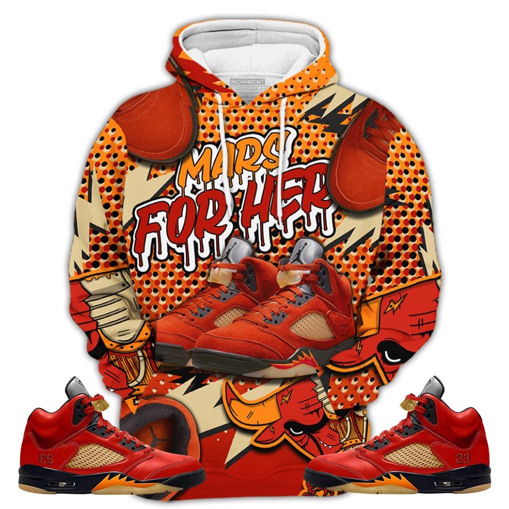 Bull Jordan Sneaker Shirt Match Retro Mars For Her 5S, Jordan 5 Mars For Her Hoodie Sweatshirt Tee All Over Print MKO Shirt Bull Jordan Sneaker Shirt Match Retro Mars For Her 5S, Jordan 5 Mars For Her Hoodie Sweatshirt Tee All Over Print MKO Shirt