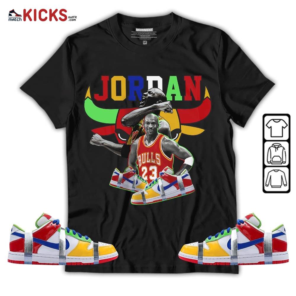 Bull Jordan Sneaker Shirt Match SB Dunk Low eBay, SB Dunk Low Sandy MKO T-Shirt
