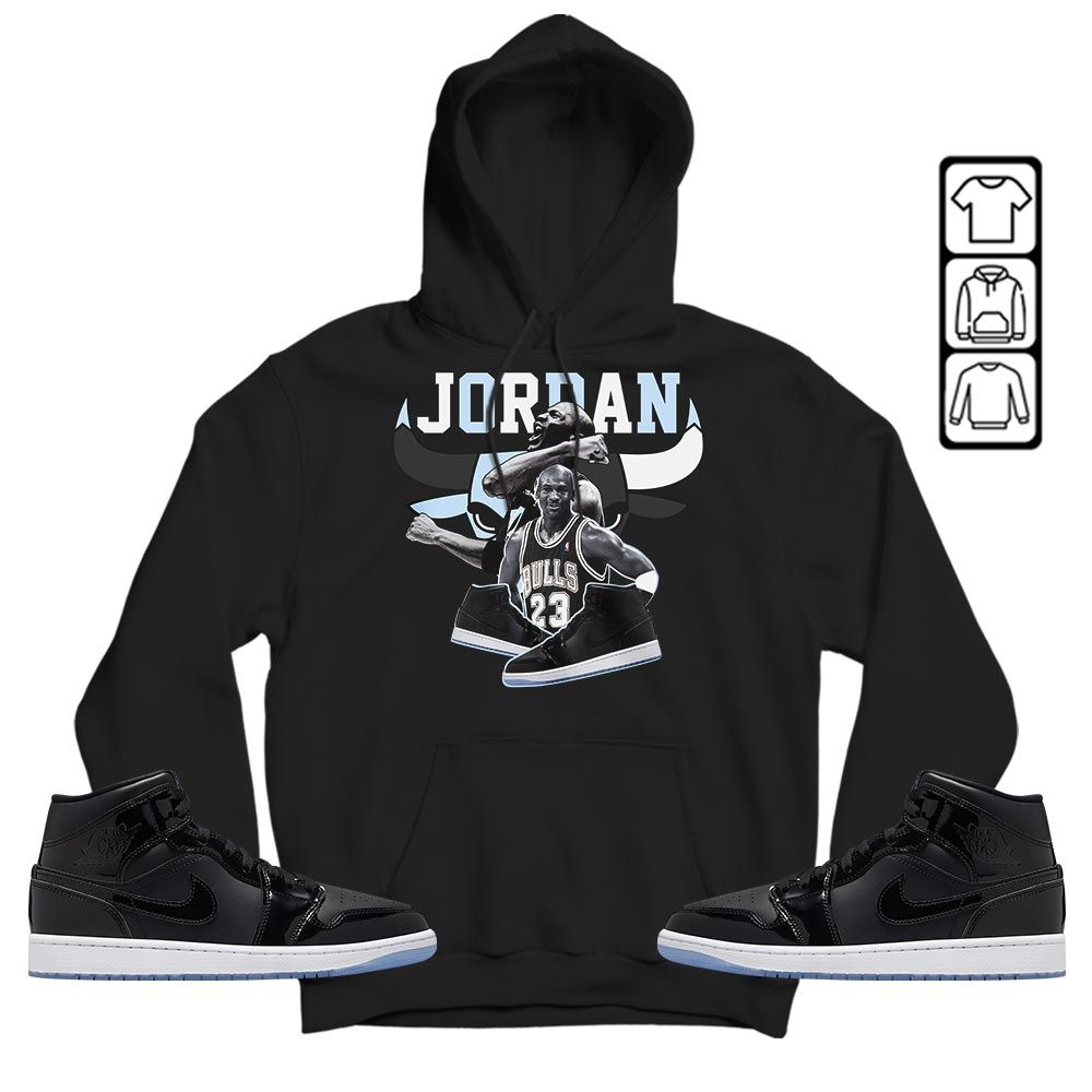 Bull Jordan Sneaker Shirt Match Space Jam 1s, Jordan 1 Mid Space Jam MKO Hoodie Bull Jordan Sneaker Shirt Match Space Jam 1s, Jordan 1 Mid Space Jam MKO Hoodie