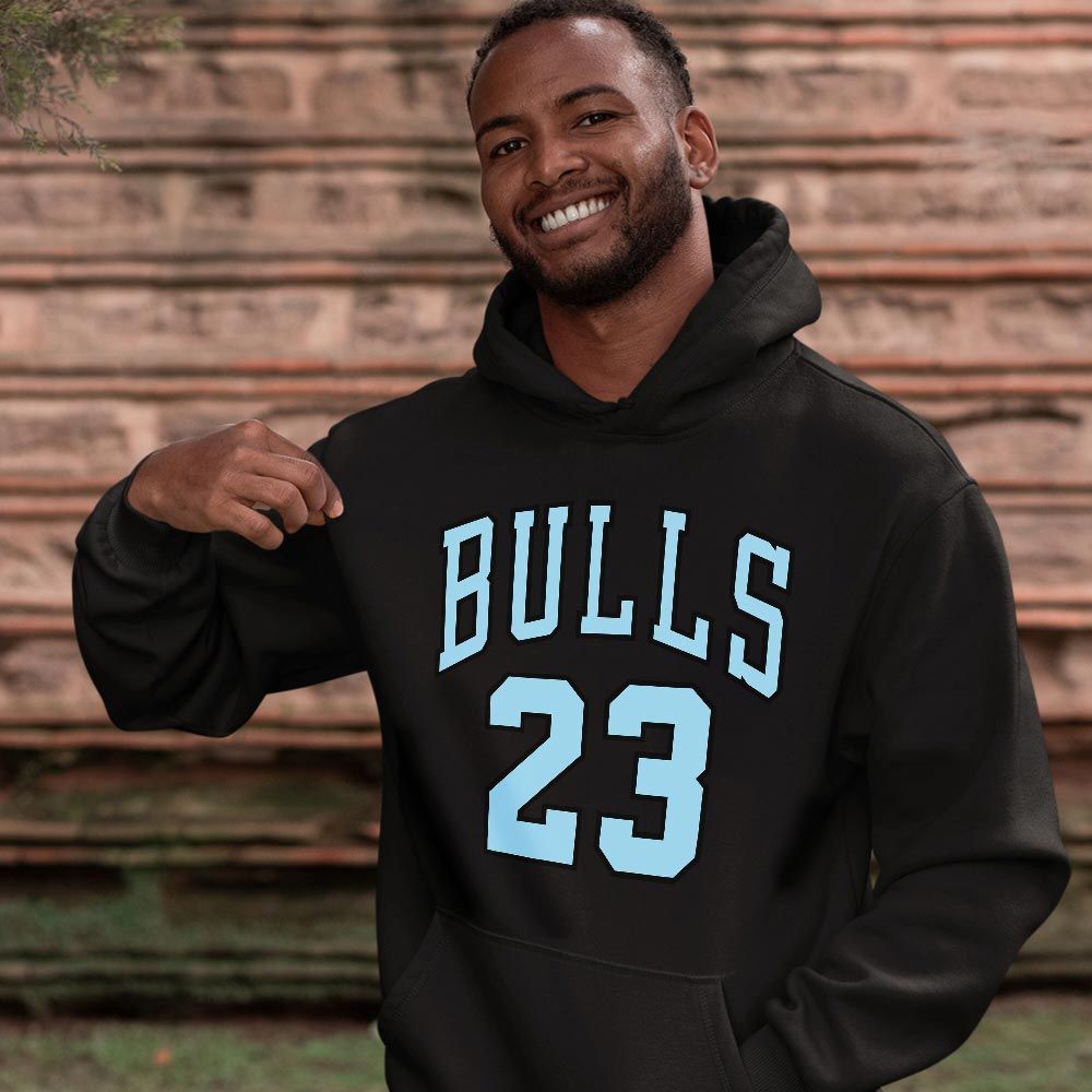 Bulls Number 23 Sneaker Shirt Match Dunk High Blue Chill, Dunk High Homer Simpson MKO Hoodie Bulls Number 23 Sneaker Shirt Match Dunk High Blue Chill, Dunk High Homer Simpson MKO Hoodie