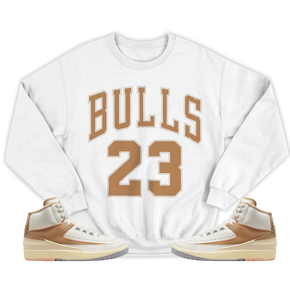 Bulls Number 23 Sneaker Shirt Match Retro Craft 2s, Jordan 2 Craft MKO T-Shirt Bulls Number 23 Sneaker Shirt Match Retro Craft 2s, Jordan 2 Craft MKO T-Shirt