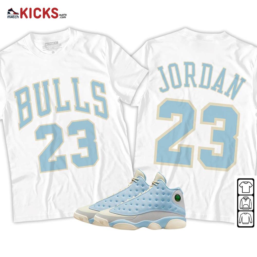 Bulls Number 23 Sneaker Shirt Match SoleFly 13s, Jordan 13 Retro SoleFly MKO Sweatshirt