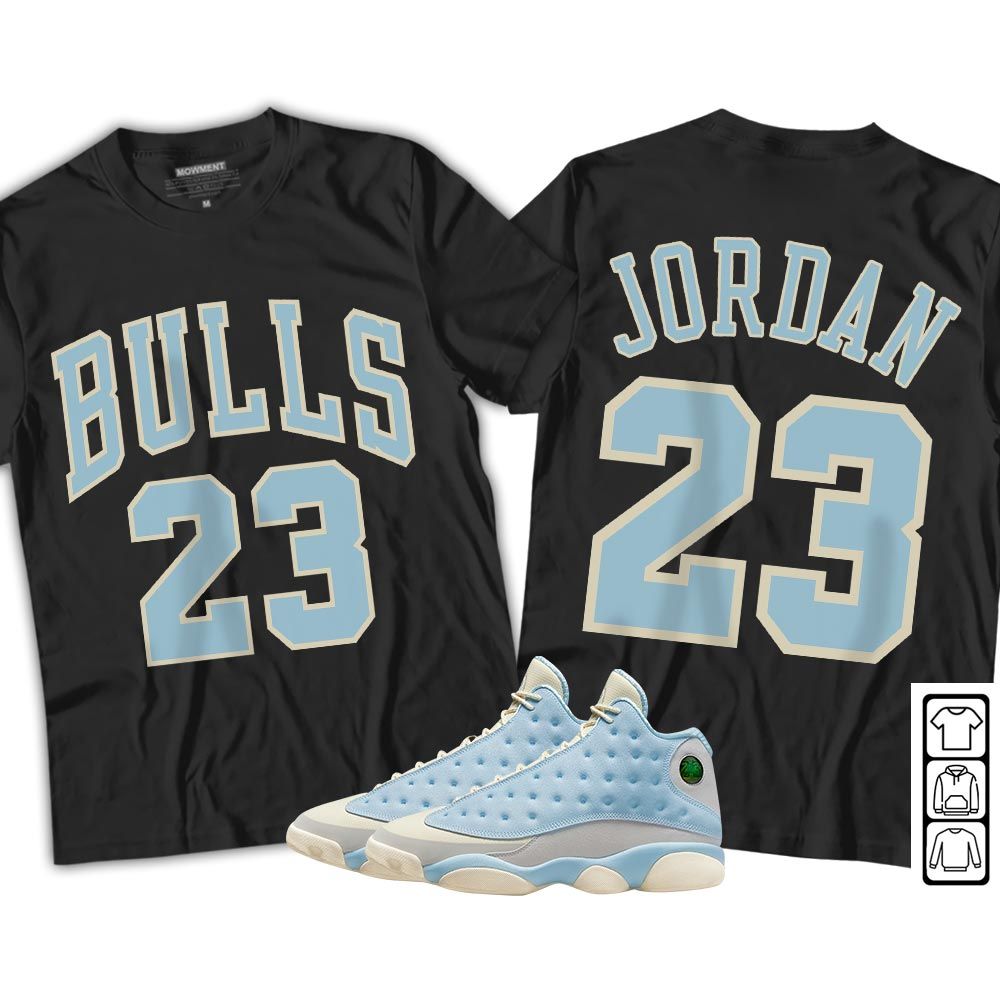 Bulls Number 23 Sneaker Shirt Match SoleFly 13s, Jordan 13 Retro SoleFly MKO T-Shirt