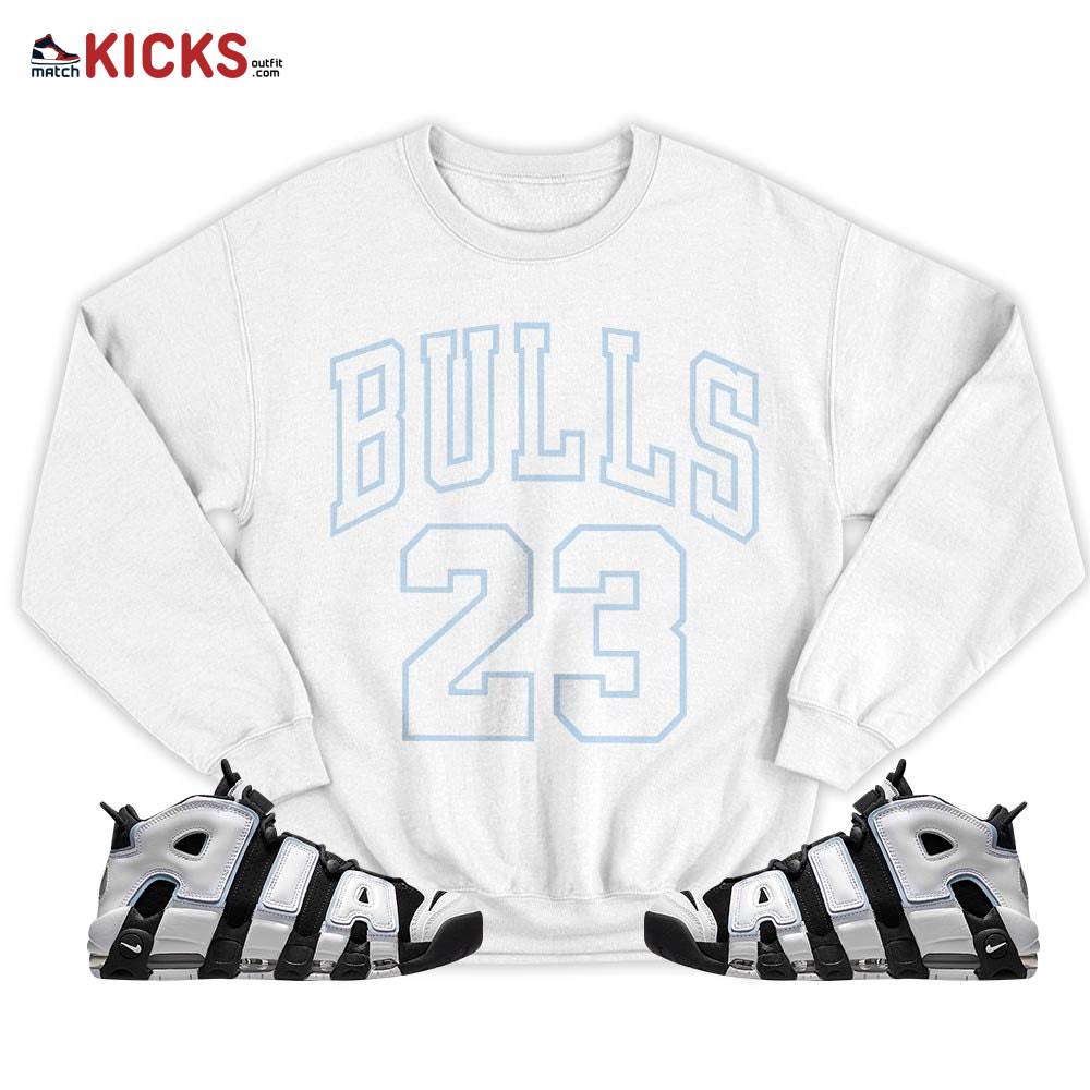 Bulls Number 23 Sneaker Shirt Match Uptempo Cobalt Bliss, Air More Uptempo Cobalt Bliss MKO Sweatshirt Bulls Number 23 Sneaker Shirt Match Uptempo Cobalt Bliss, Air More Uptempo Cobalt Bliss MKO Sweatshirt