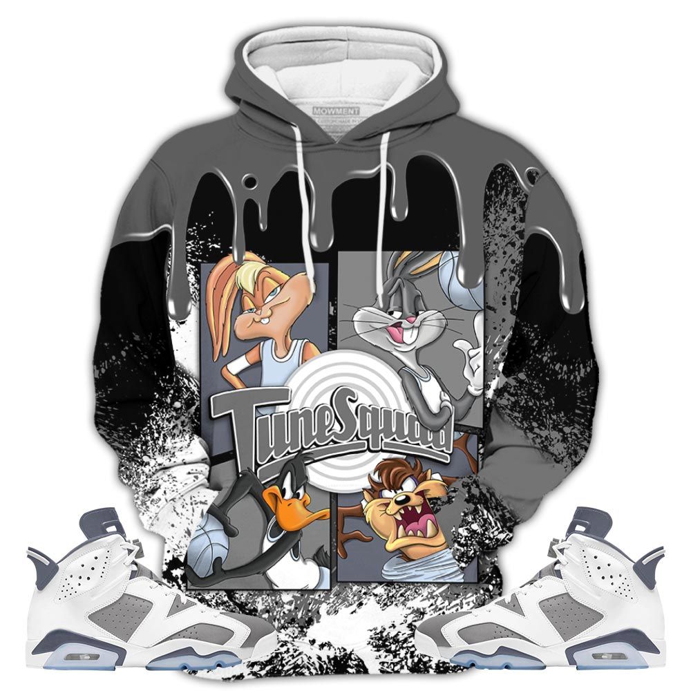 Bunny Tazmanian Basketball 01 Sneaker Shirt Match Retro Cool Grey 6S, Jordan 6 Cool Grey Hoodie Sweatshirt Tee All Over Print MKO Shirt