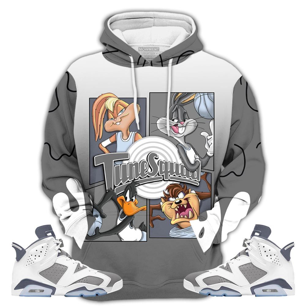 Bunny Tazmanian Basketball 02 Sneaker Shirt Match Retro Cool Grey 6S, Jordan 6 Cool Grey Hoodie Sweatshirt Tee All Over Print MKO Shirt