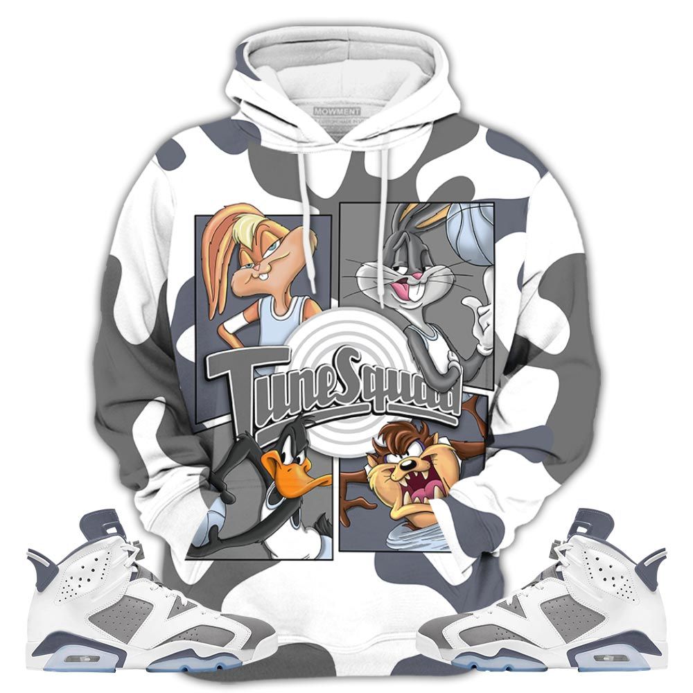 Bunny Tazmanian Basketball 03 Sneaker Shirt Match Retro Cool Grey 6S, Jordan 6 Cool Grey Hoodie Sweatshirt Tee All Over Print MKO Shirt