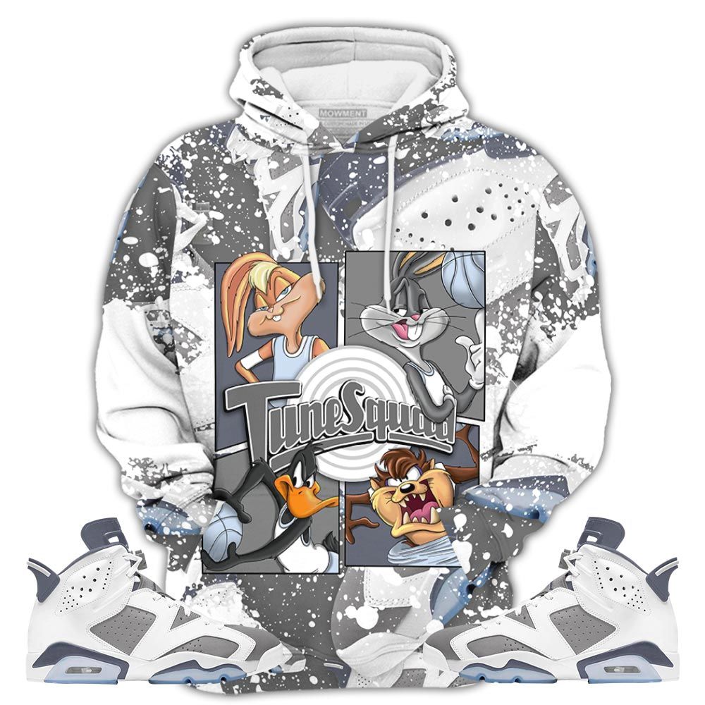 Bunny Tazmanian Basketball 04 Sneaker Shirt Match Retro Cool Grey 6S, Jordan 6 Cool Grey Hoodie Sweatshirt Tee All Over Print MKO Shirt