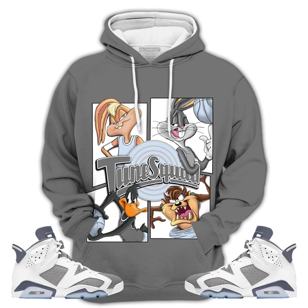 Bunny Tazmanian Basketball 05 Sneaker Shirt Match Retro Cool Grey 6S, Jordan 6 Cool Grey Hoodie Sweatshirt Tee All Over Print MKO Shirt