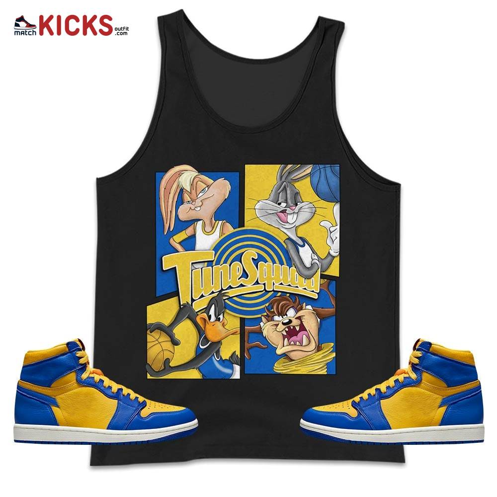 Bunny Tazmanian Basketball Sneaker Shirt Match 2023 Laney 1s, Jordan 1 Retro High Laney MKO Tank Top
