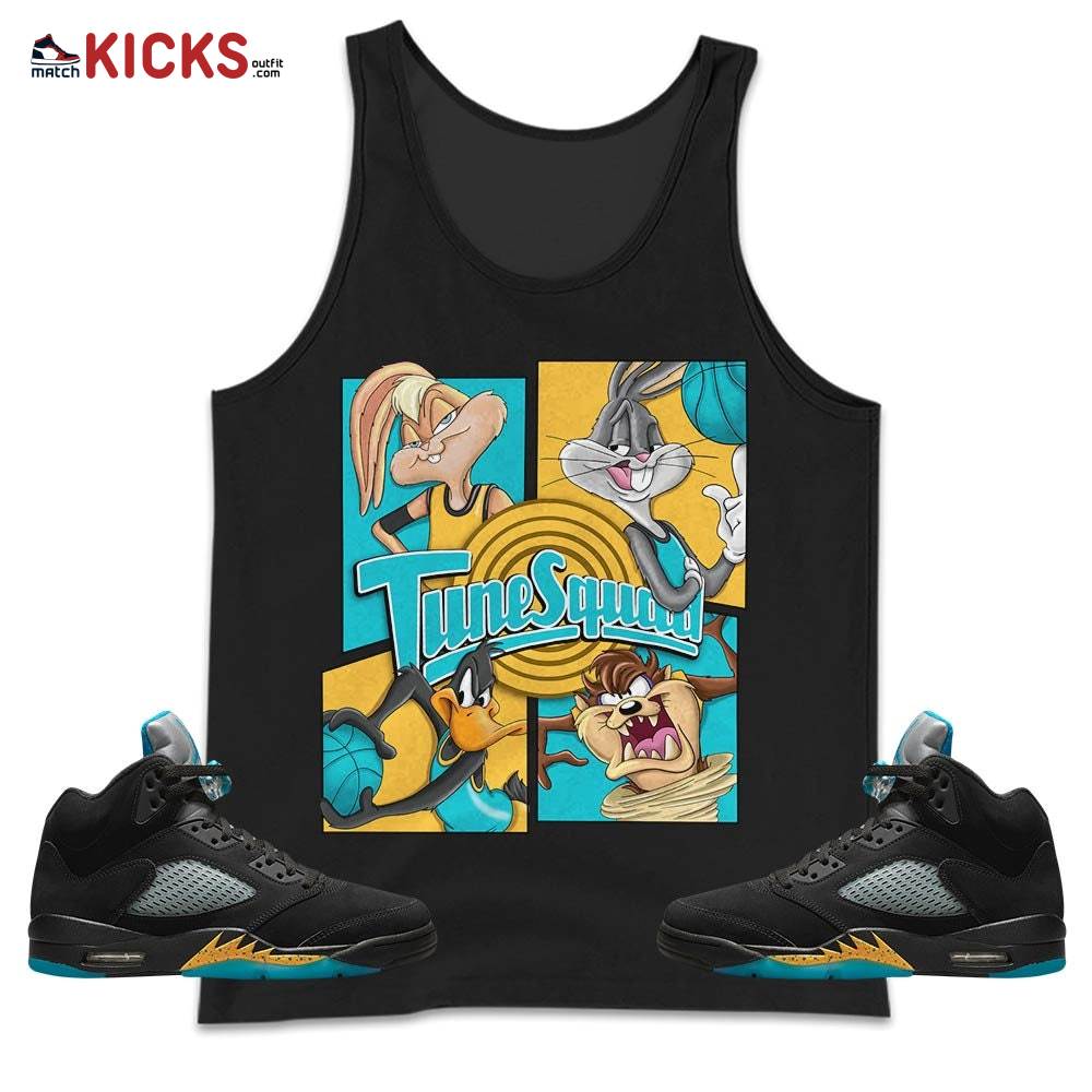 Bunny Tazmanian Basketball Sneaker Shirt Match 2023 Retro Aqua 5s, Jordan 5 Aqua MKO Tank Top Bunny Tazmanian Basketball Sneaker Shirt Match 2023 Retro Aqua 5s, Jordan 5 Aqua MKO Tank Top