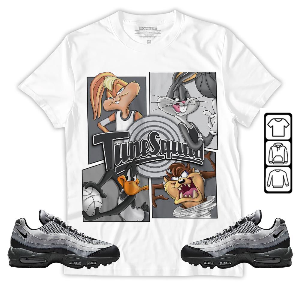 Bunny Tazmanian Basketball Sneaker Shirt Match 95 Reflective Safari Grey, Air Max 95 Reflective Safari MKO T-Shirt