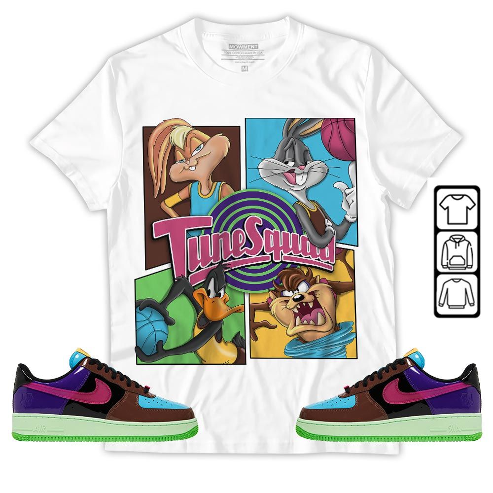 Bunny Tazmanian Basketball Sneaker Shirt Match AF 1 Low SP Pink Prime, Air Force 1 Undefeated Pink Prime MKO T-Shirt