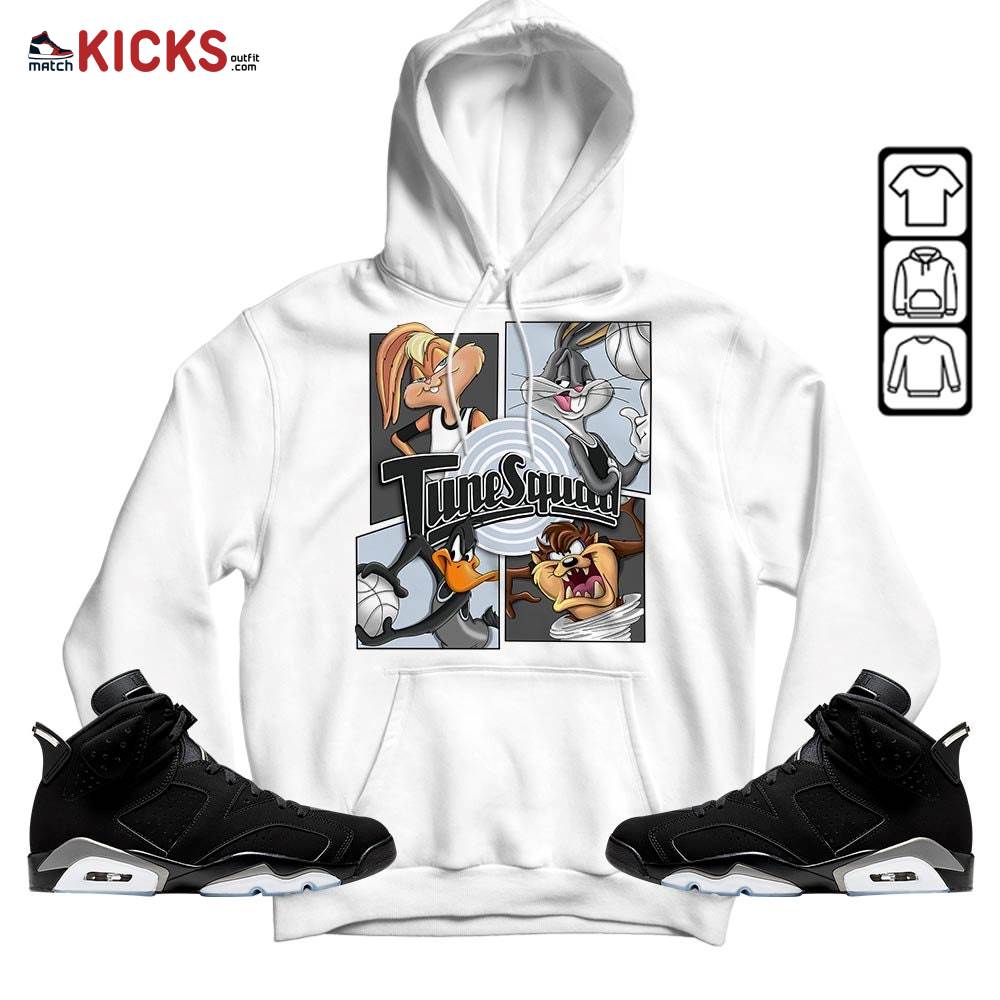 Bunny Tazmanian Basketball Sneaker Shirt Match Black Chrome 6s, Jordan 6 Black Chrome MKO Sweatshirt Bunny Tazmanian Basketball Sneaker Shirt Match Black Chrome 6s, Jordan 6 Black Chrome MKO Sweatshirt