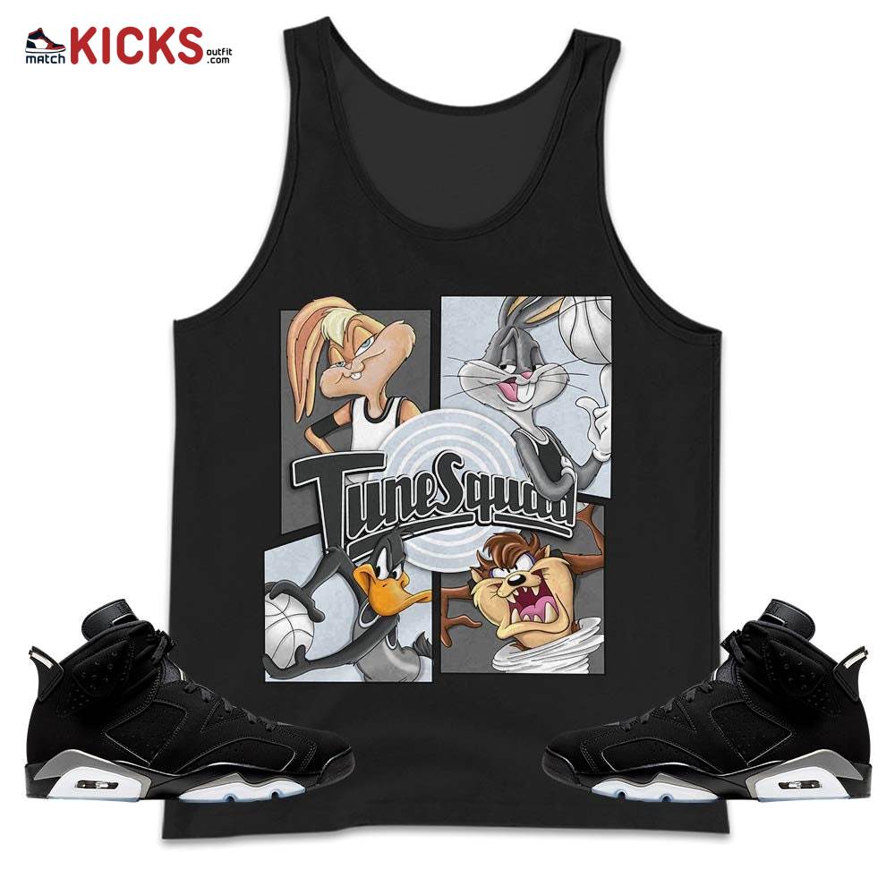 Bunny Tazmanian Basketball Sneaker Shirt Match Black Chrome 6s, Jordan 6 Black Chrome MKO Tank Top Bunny Tazmanian Basketball Sneaker Shirt Match Black Chrome 6s, Jordan 6 Black Chrome MKO Tank Top