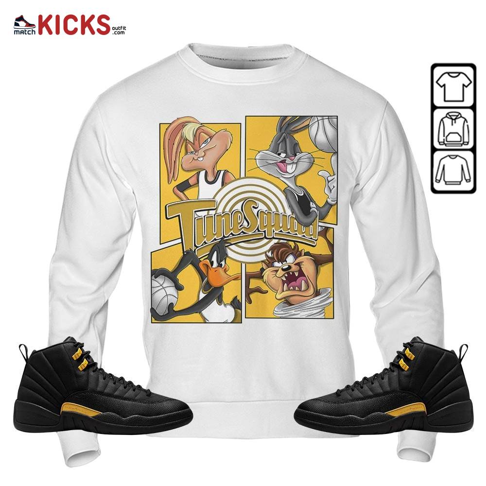 Bunny Tazmanian Basketball Sneaker Shirt Match Black Taxi 12s, Jordan 12 Retro Black Taxi MKO Hoodie Bunny Tazmanian Basketball Sneaker Shirt Match Black Taxi 12s, Jordan 12 Retro Black Taxi MKO Hoodie