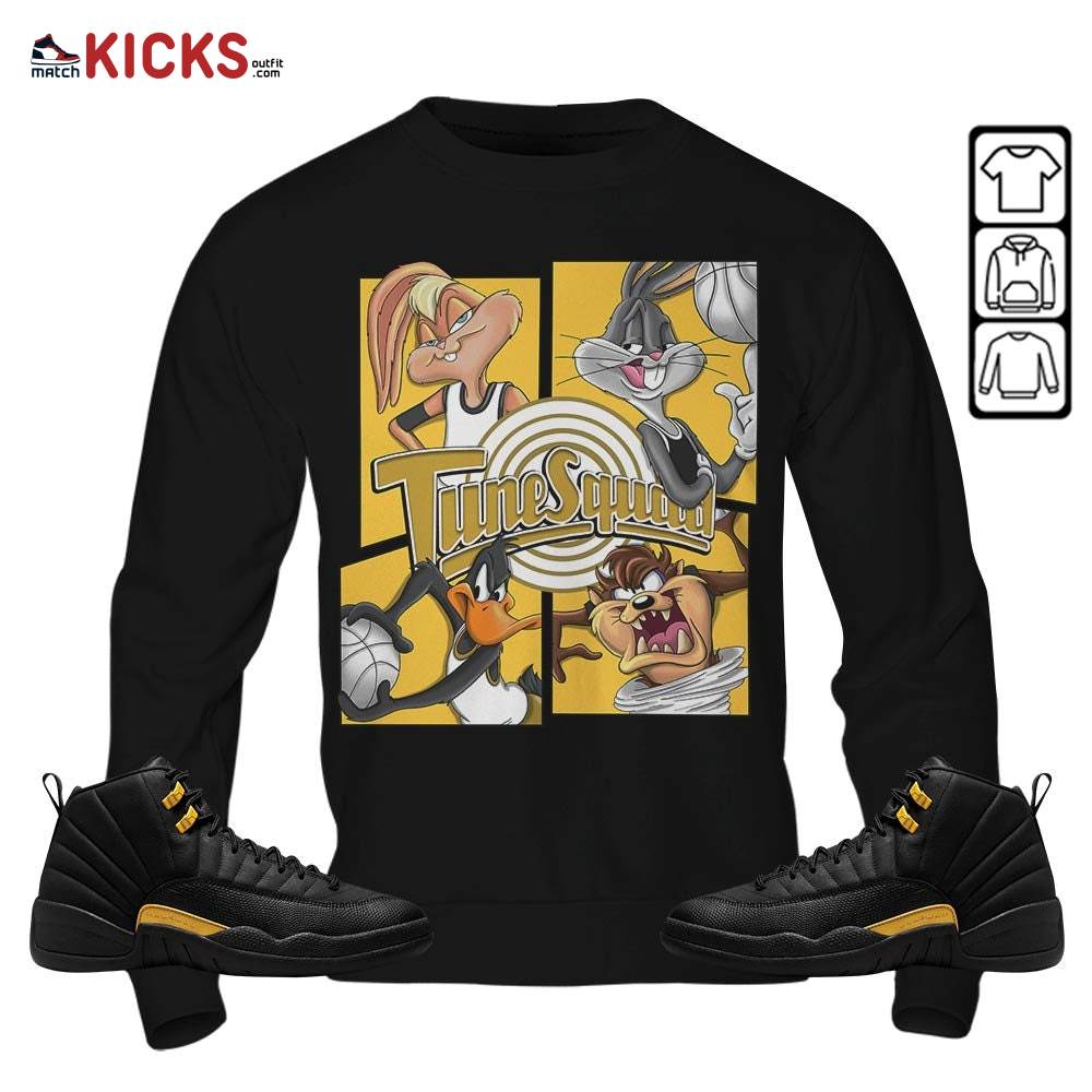 Bunny Tazmanian Basketball Sneaker Shirt Match Black Taxi 12s, Jordan 12 Retro Black Taxi MKO Hoodie Bunny Tazmanian Basketball Sneaker Shirt Match Black Taxi 12s, Jordan 12 Retro Black Taxi MKO Hoodie