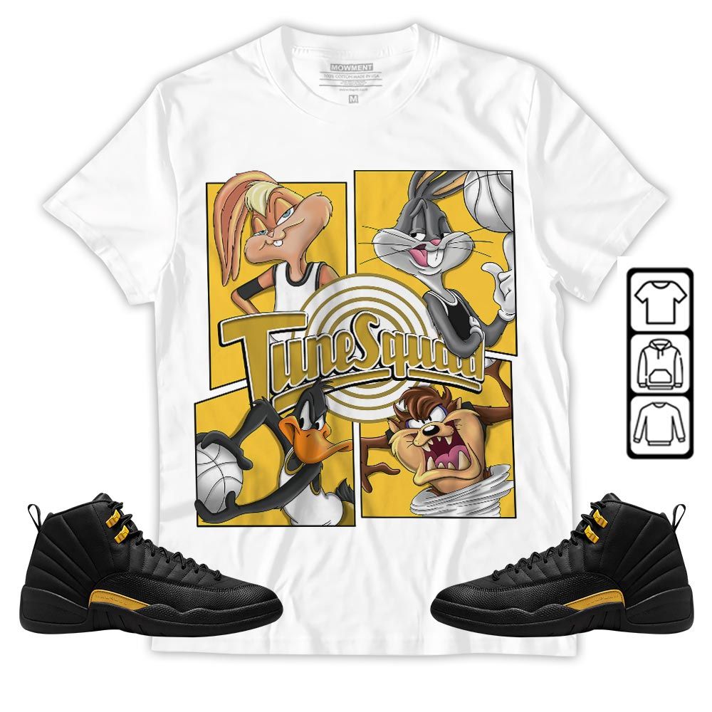 Bunny Tazmanian Basketball Sneaker Shirt Match Black Taxi 12s, Jordan 12 Retro Black Taxi MKO T-Shirt