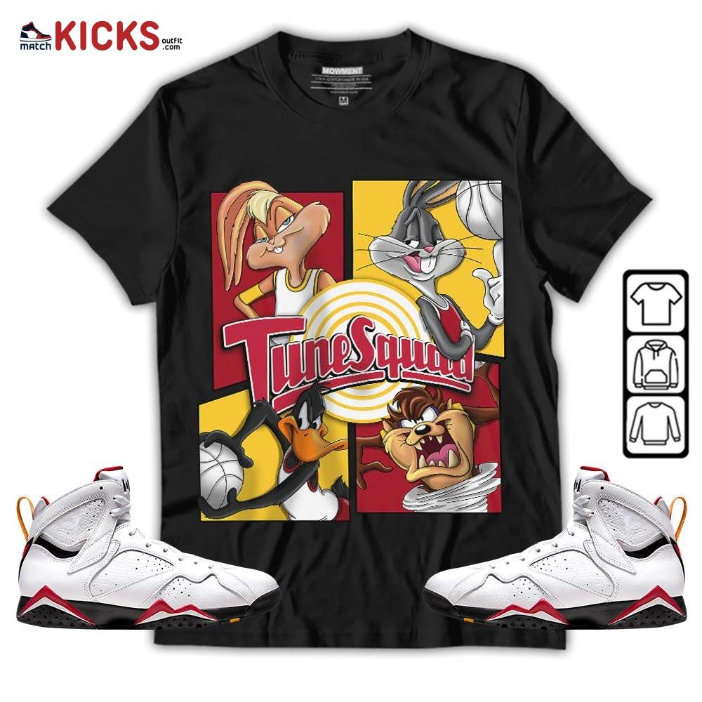 Bunny Tazmanian Basketball Sneaker Shirt Match Cardinal 7s, Jordan 7 Retro Cardinal MKO T-Shirt