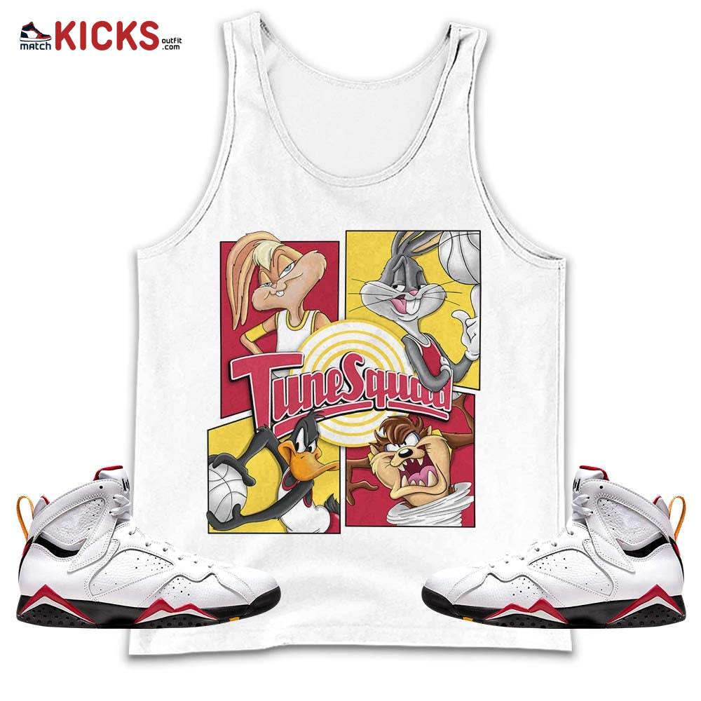 Bunny Tazmanian Basketball Sneaker Shirt Match Cardinal 7s, Jordan 7 Retro Cardinal MKO Tank Top Bunny Tazmanian Basketball Sneaker Shirt Match Cardinal 7s, Jordan 7 Retro Cardinal MKO Tank Top