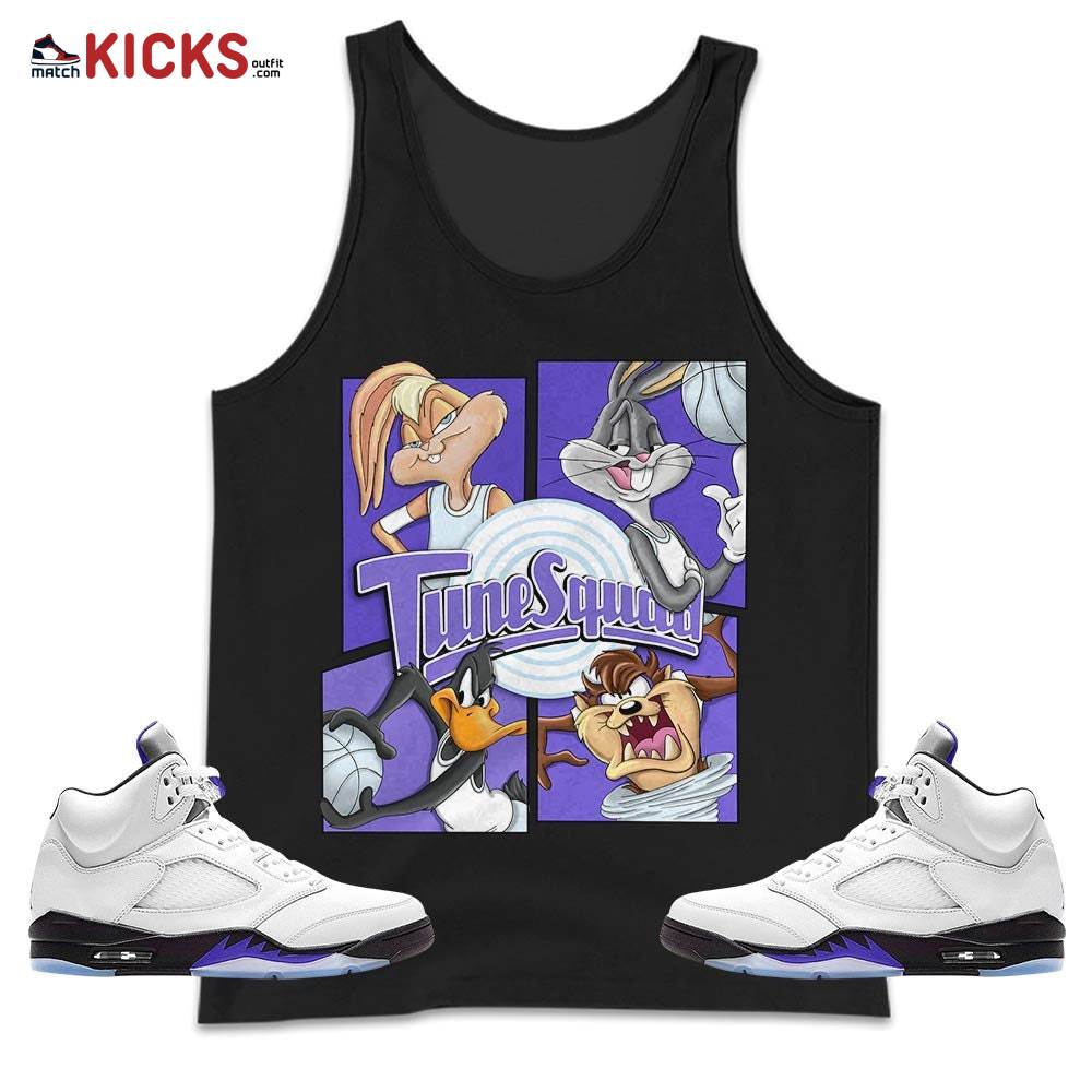 Bunny Tazmanian Basketball Sneaker Shirt Match Concord 5s, Jordan 5 Retro Concord MKO Tank Top