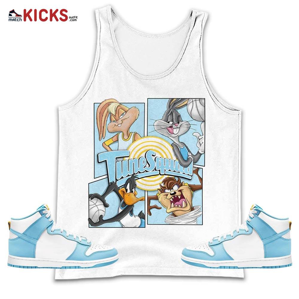 Bunny Tazmanian Basketball Sneaker Shirt Match Dunk High Blue Chill, Dunk High Homer Simpson MKO Tank Top Bunny Tazmanian Basketball Sneaker Shirt Match Dunk High Blue Chill, Dunk High Homer Simpson MKO Tank Top