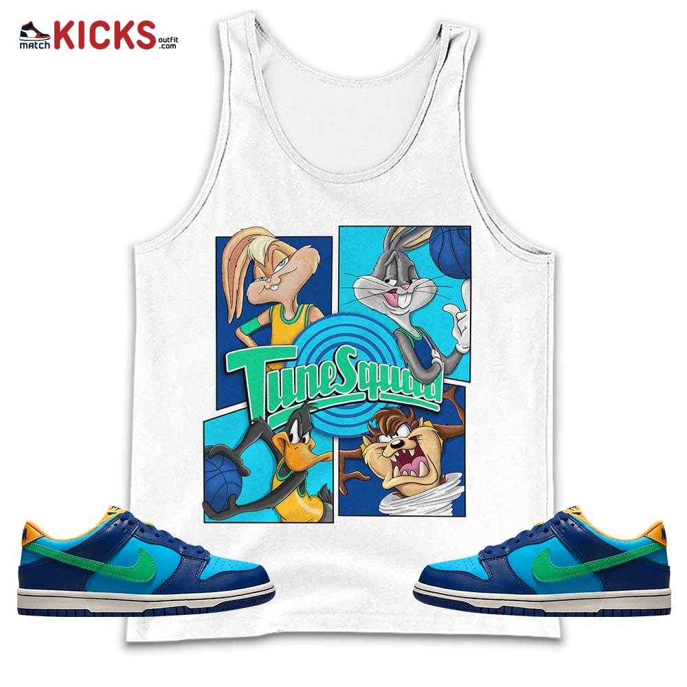 Bunny Tazmanian Basketball Sneaker Shirt Match Dunk Low GS Kyrie, Dunk Low GS Electric Algae MKO Tank Top