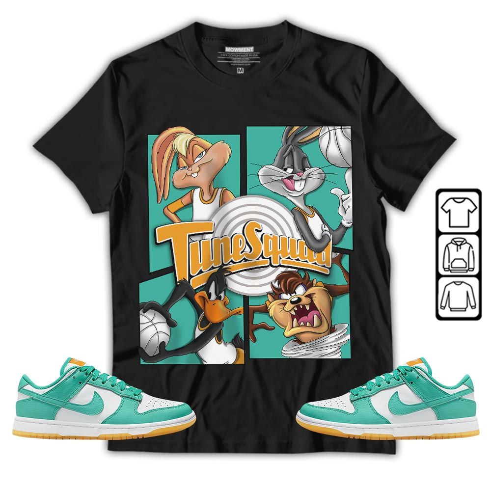 Bunny Tazmanian Basketball Sneaker Shirt Match Dunk Low Turquoise, Dunk Low Teal Zeal MKO T-Shirt