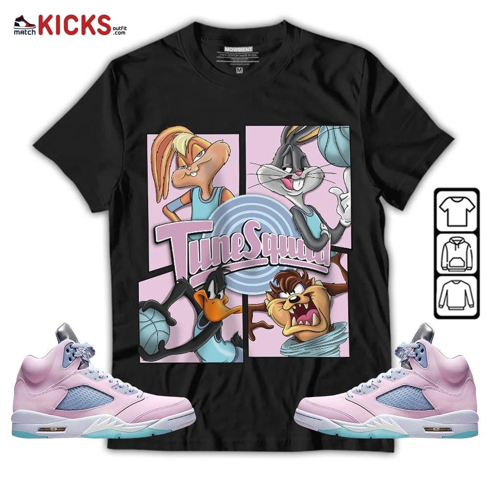 Bunny Tazmanian Basketball Sneaker Shirt Match Easter 5s, Jordan 5 Retro Easter MKO T-Shirt