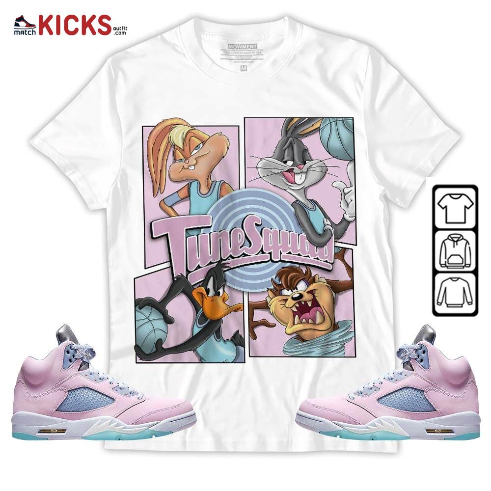 Bunny Tazmanian Basketball Sneaker Shirt Match Easter 5s, Jordan 5 Retro Easter MKO T-Shirt