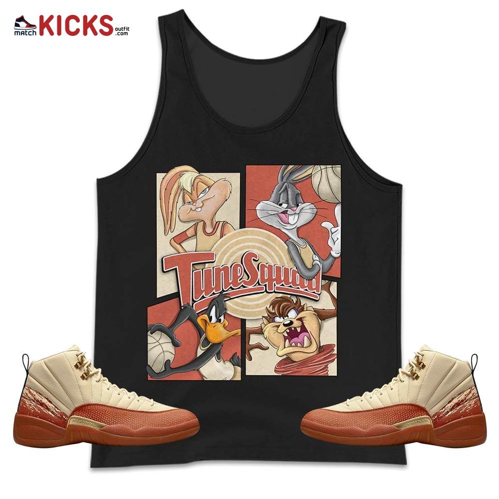Bunny Tazmanian Basketball Sneaker Shirt Match Eastside Golf 12s, Jordan 12 Retro Eastside Golf MKO Tank Top