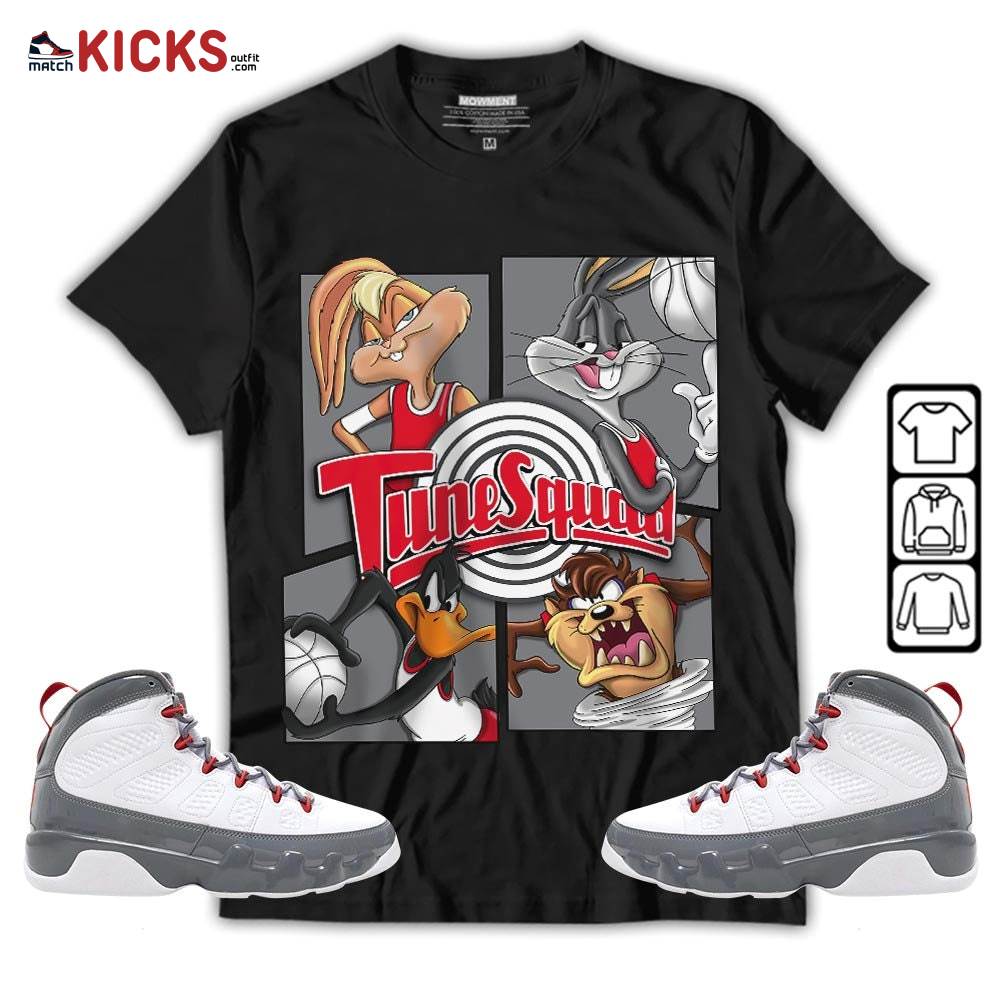 Bunny Tazmanian Basketball Sneaker Shirt Match Fire Red 9s, Jordan 9 Retro Fire Red MKO T-Shirt