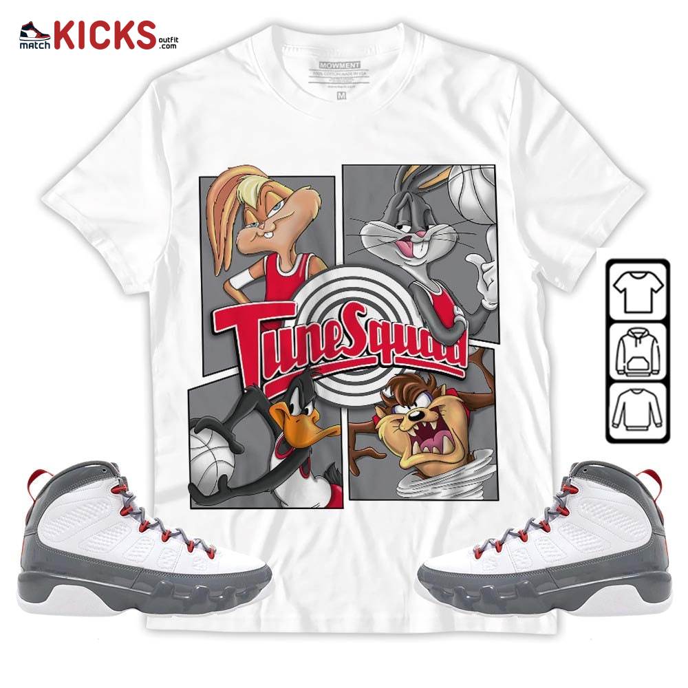Bunny Tazmanian Basketball Sneaker Shirt Match Fire Red 9s, Jordan 9 Retro Fire Red MKO T-Shirt