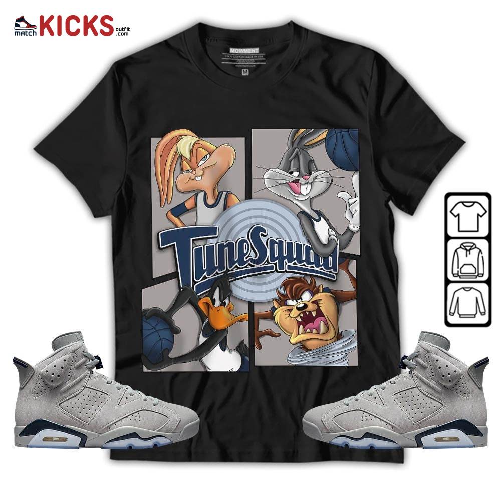 Bunny Tazmanian Basketball Sneaker Shirt Match Georgetown 6s, Jordan 6 Retro Georgetown MKO T-Shirt