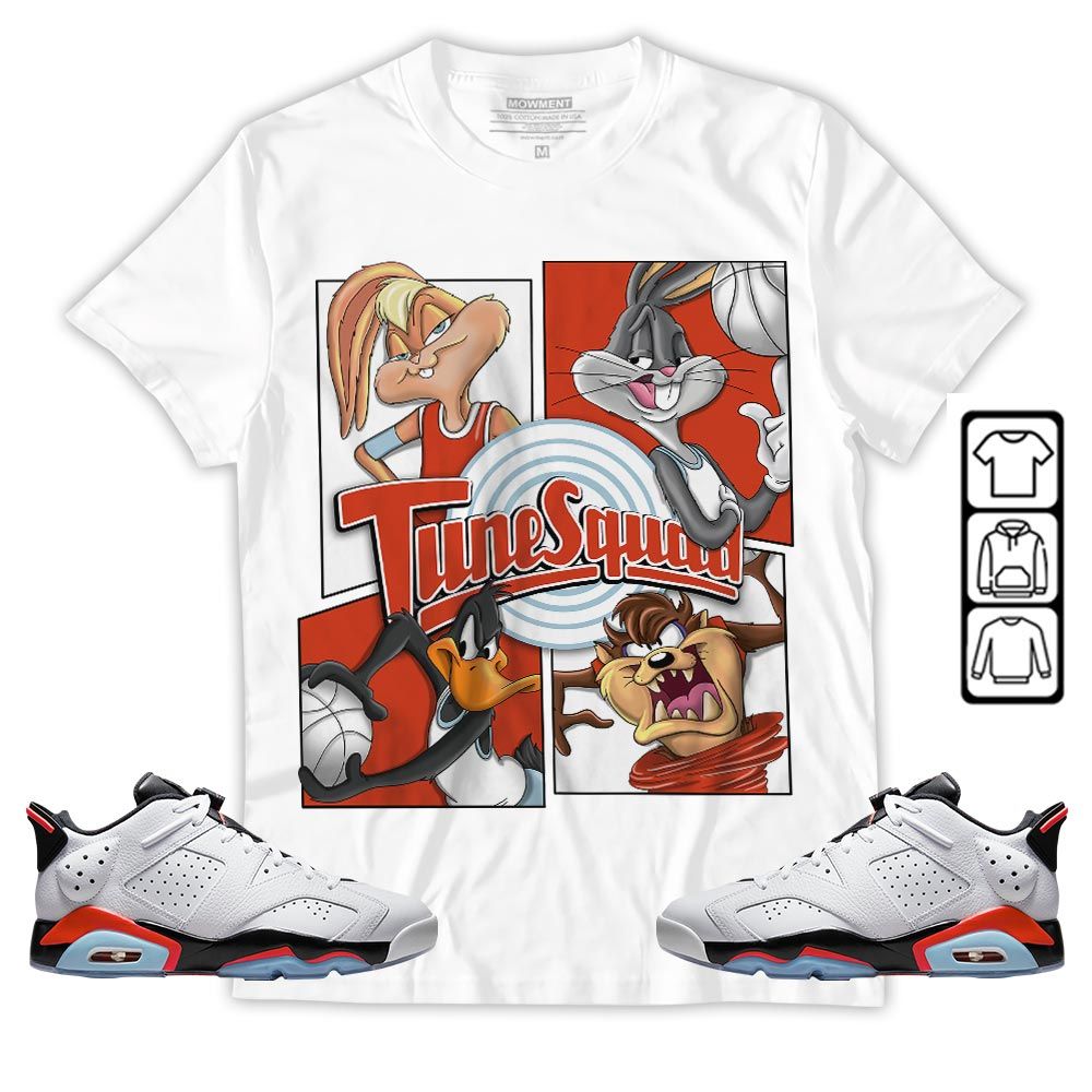 Bunny Tazmanian Basketball Sneaker Shirt Match Golf White Infrared 6s, Jordan 6 Low Infrared MKO T-Shirt Bunny Tazmanian Basketball Sneaker Shirt Match Golf White Infrared 6s, Jordan 6 Low Infrared MKO T-Shirt