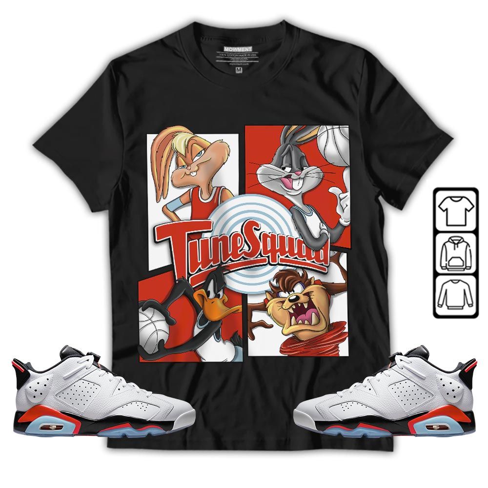 Bunny Tazmanian Basketball Sneaker Shirt Match Golf White Infrared 6s, Jordan 6 Low Infrared MKO T-Shirt